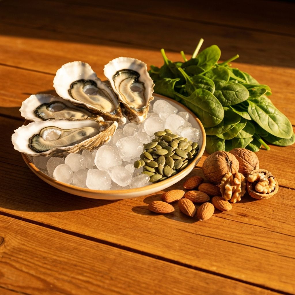 Mediterranean foods rich in zinc and magnesium