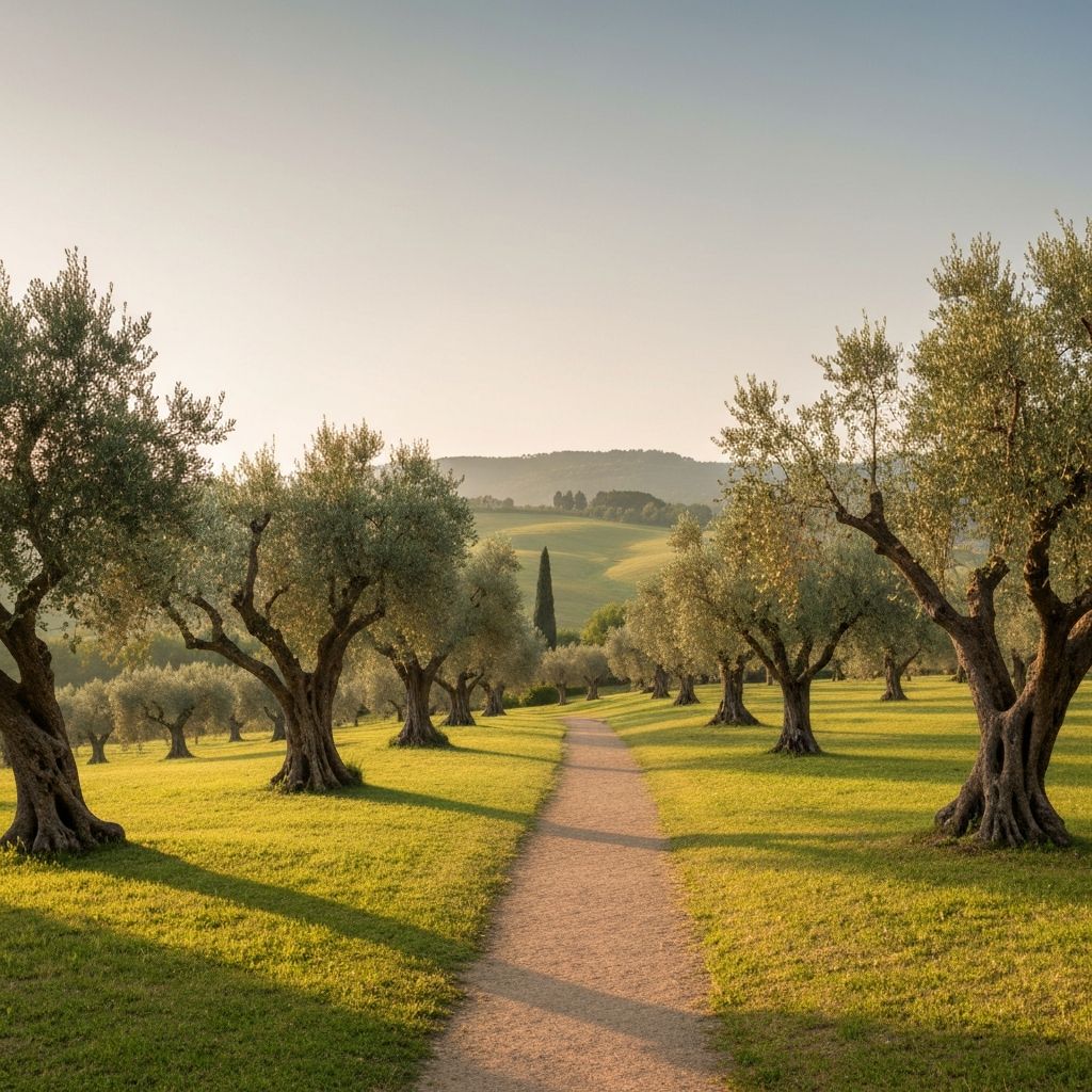 Serene Mediterranean landscape